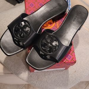 Tory Burch NWB Size 10 Bombe Miller Slide Calf Leather